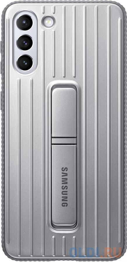 Чехол (клип-кейс) Samsung для Samsung Galaxy S21+ Protective Standing Cover светло-серый (EF-RG996CJEGRU)