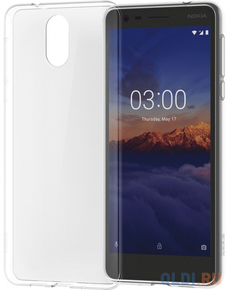 Чехол Nokia Чехол Nokia 3.1 Clear Case CC-108