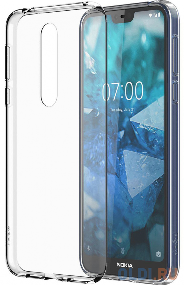 Чехол Nokia Чехол Nokia 7.1 Clear Case CC-170