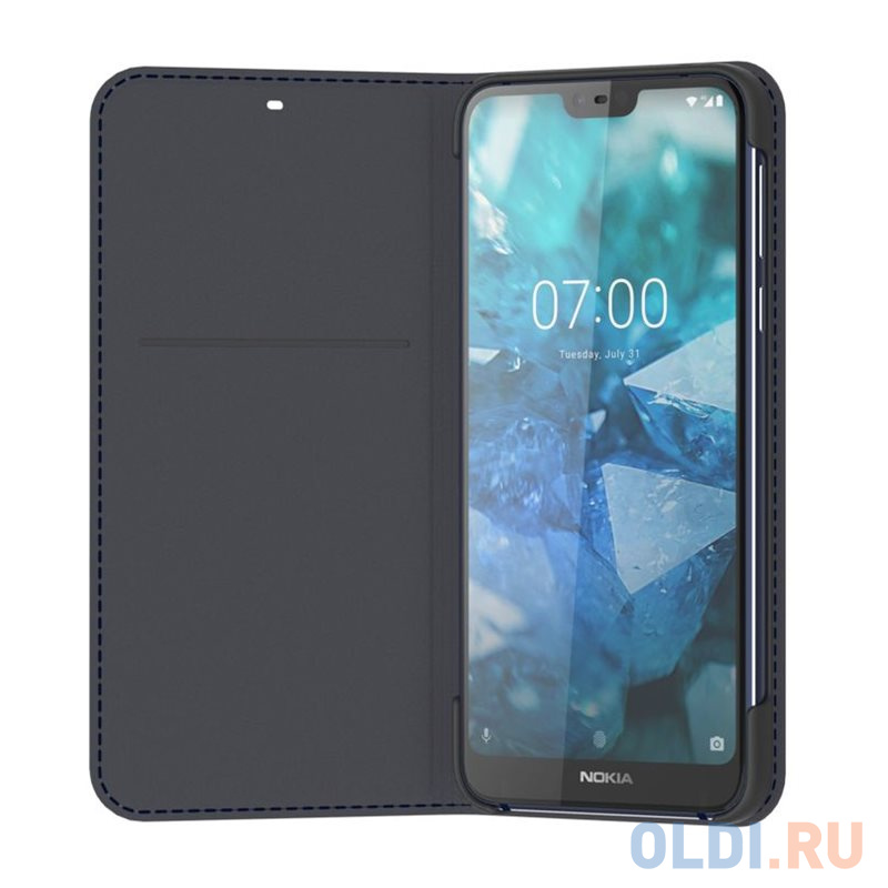 Чехол Nokia Чехол Nokia 7.1 Entertainment Flip Cover Tempered Blue CP-270