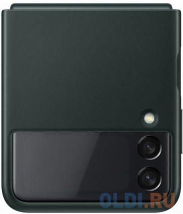 

Чехол (клип-кейс) Samsung для Samsung Galaxy Z Flip3 Leather Cover зеленый (EF-VF711LGEGRU)