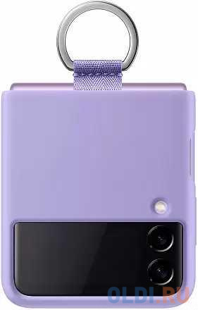 

Чехол (клип-кейс) Samsung для Samsung Galaxy Z Flip3 Silicone Cover with Ring фиолетовый (EF-PF711TVEGRU)