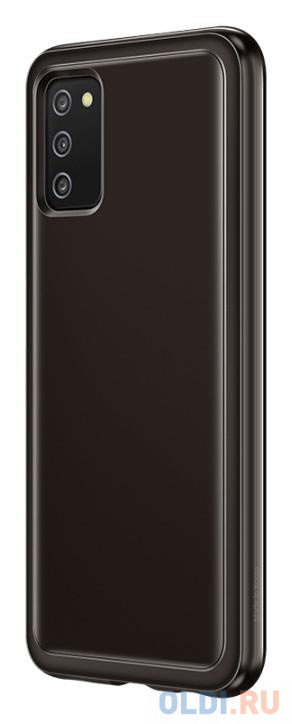 

Чехол (клип-кейс) Samsung для Samsung Galaxy A03s Soft Clear Cover черный (EF-QA037TBEGRU)