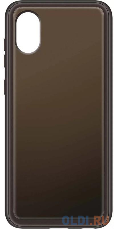 

Чехол (клип-кейс) Samsung для Samsung Galaxy A03 Core Soft Clear Cover черный (EF-QA032TBEGRU)