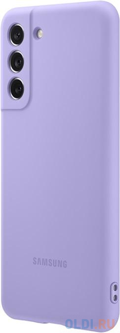 Чехол (клип-кейс) Samsung для Samsung Galaxy S21 FE Silicone Cover фиолетовый (EF-PG990TVEGRU)