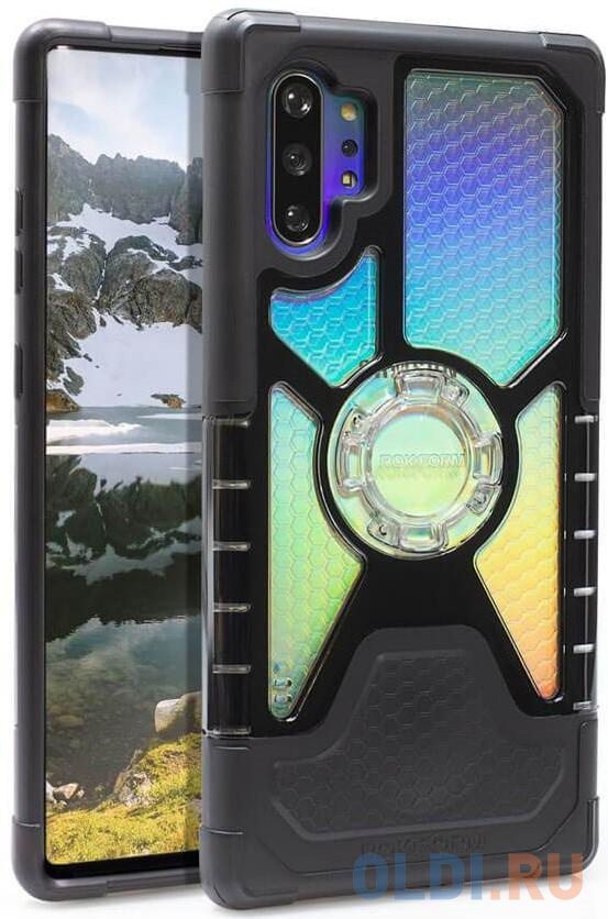 Чехол-накладка Rokform Crystal Wireless Case для Samsung Galaxy Note 10+. Поддерживает систему Roklock. Материал: поликарбонат, магнит. Цвет: прозрачный