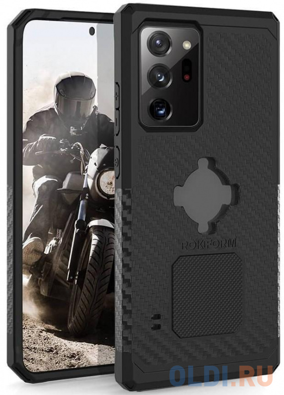 

Чехол-накладка Rokform Ultra Rugged Case для Samsung Galaxy S20 Plus. Поддерживает систему Roklock. Цвет: черный.