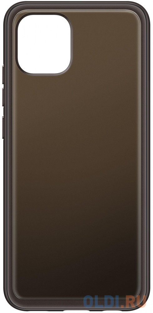 Чехол (клип-кейс) Samsung для Samsung Galaxy A03 Soft Clear Cover черный (EF-QA035TBEGRU)