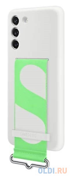 

Чехол (клип-кейс) Samsung для Samsung Galaxy S21 FE Silicone with Strap Cover белый (EF-GG990TWEGRU)