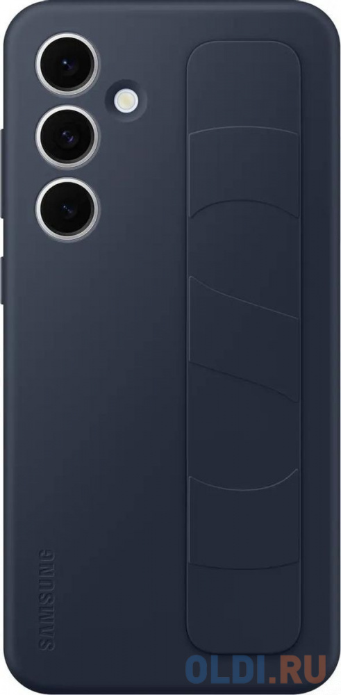 

Чехол (клип-кейс) Samsung Standing Grip Case S24FE, для Samsung Galaxy S24 FE, темно-синий [ef-gs721cnegru]