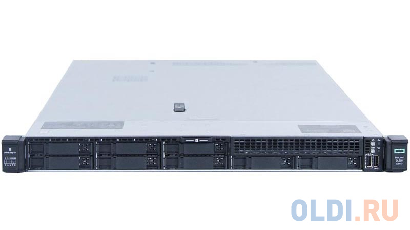 

Сервер HPE DL360 Gen10, 1x 5217 Xeon-G 8C 3.0GHz, 1x32GB-R DDR4, P408i-a/2GB (RAID 1+0/5/5+0/6/6+0/1+0 ADM) noHDD (8/10+1 SFF 2.5" HP) 1x800W (up2), 4x1Gb/s FLR, noDVD, iLO5, Rack1U, 3-3-3