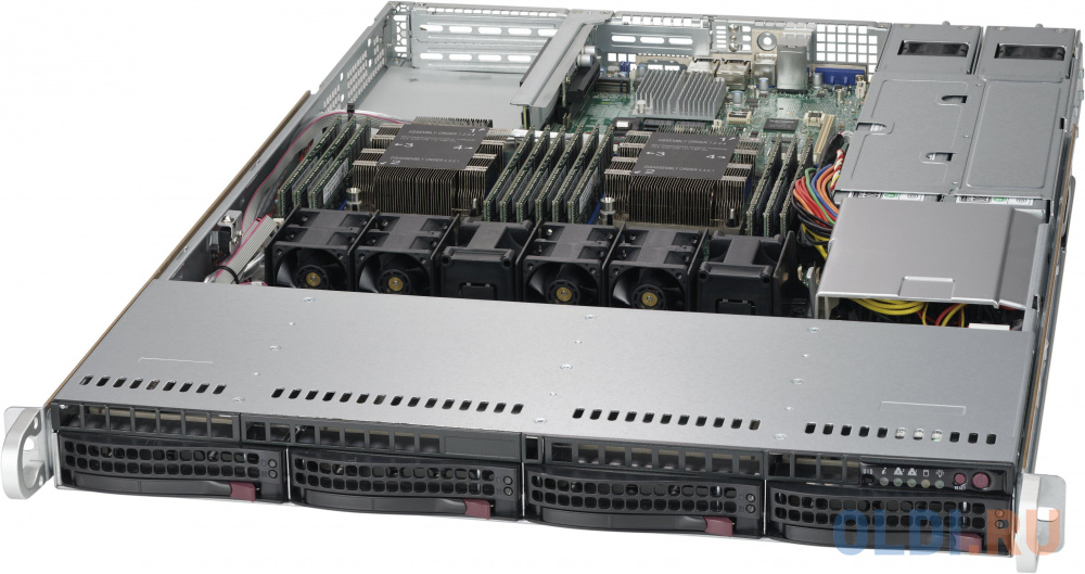 Серверная платформа Supermicro SYS-6019P-WTR серверная платформа 2u ssg 620p acr16l supermicro