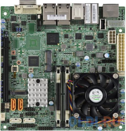 Платформа серверная SYS-1019S-MP Mini-ITX SC-101iF X11SSV-M4 CM236 4 SATA3 (6 Gbps) ports; RAID 0, 1, 5, 10, Intel RSTe, размер 195 х 68 х 195 мм