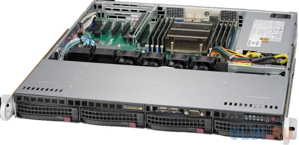 

Серверная платформа SuperMicro SYS-5018R-M 1U LGA2011 8xDDR4 4x2.5" SATA 350 Вт