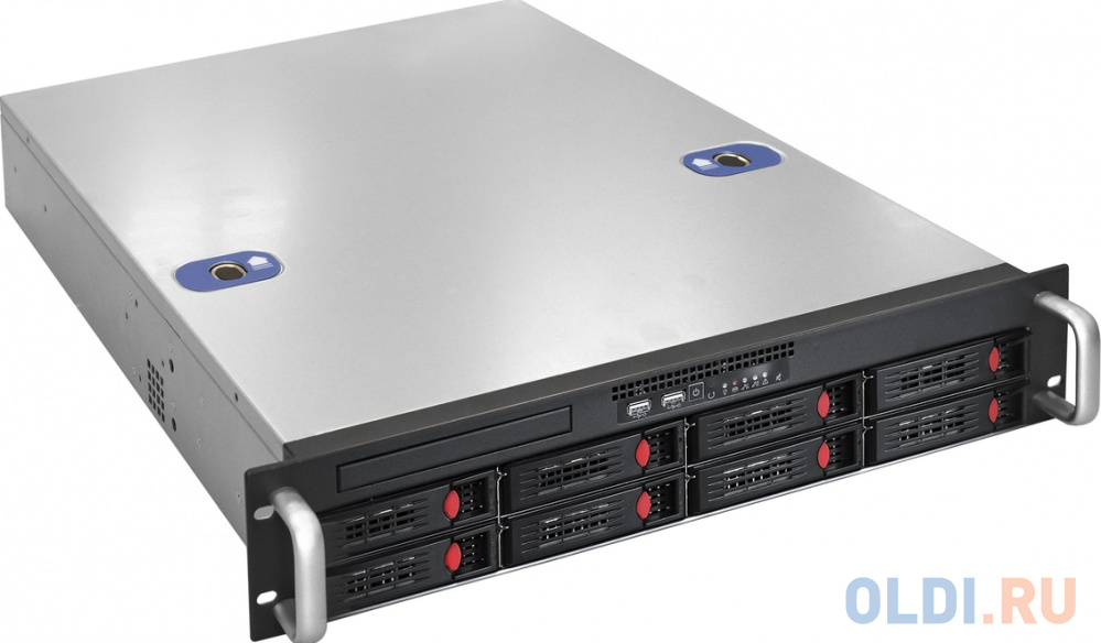 

Серверная платформа ExeGate Pro 2U550-HS08 <RM 19", высота 2U, глубина 550, Redundant БП Chicony 2x550W, 8xHotSwap, USB>