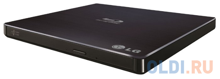 Привод Blu-Ray LG BP55EB40 черный USB slim внешний RTL