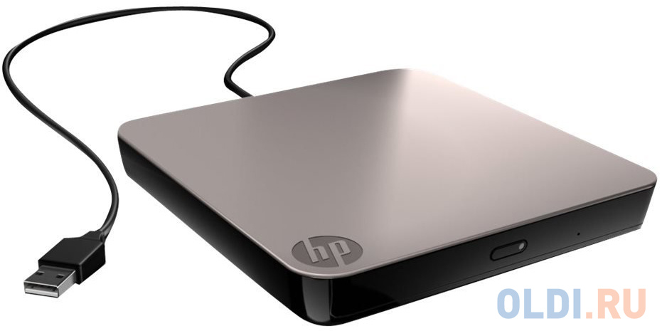 Внешний привод DVD±RW HP USB Slim Ext RTL (701498-B21) USB 2.0 черный Retail