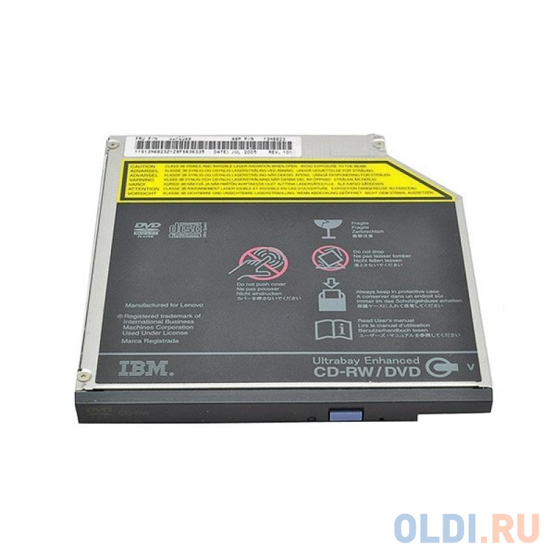 

Привод для сервера DVD±RW Lenovo UltraSlim Enhanced SATA Multiburner for x3550M5/x3650M5/x3250M6 00AM067
