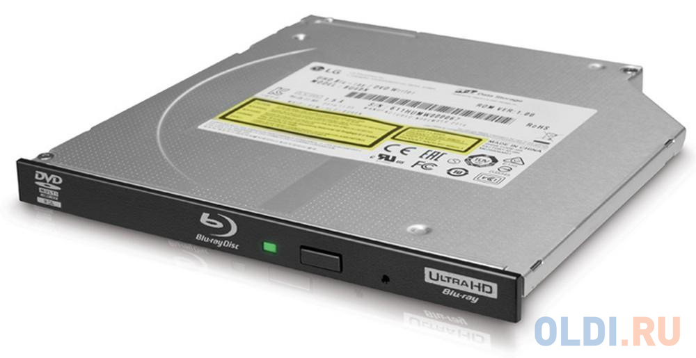 Привод для ноутбука Blu-ray LG BU40N SATA черный OEM