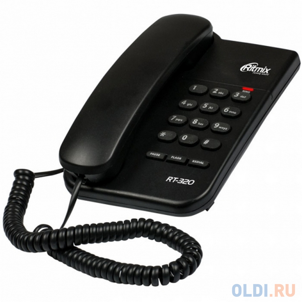Телефон Ritmix RT-320 черный