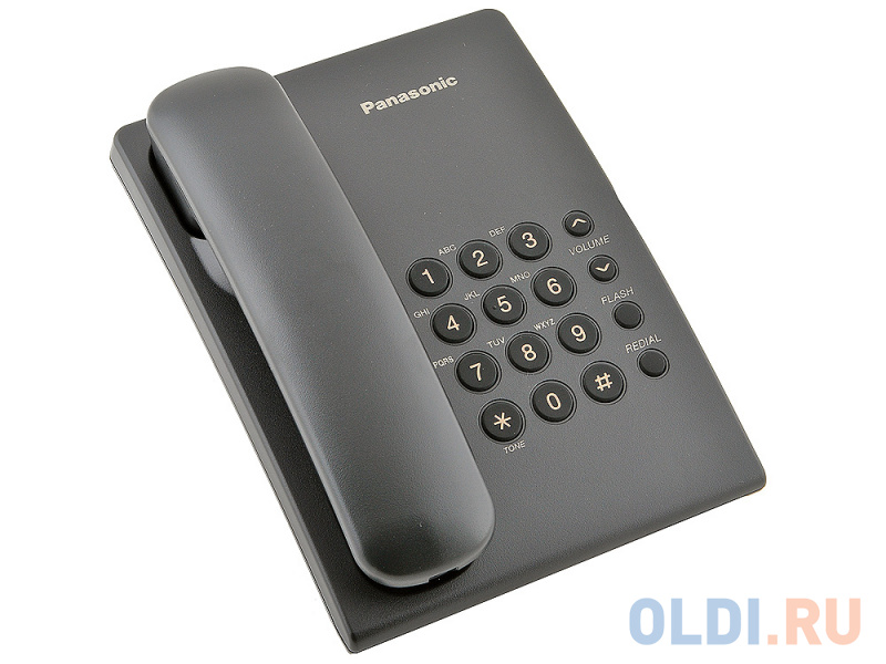 Телефон Panasonic KX-TS2350RUB Flash, Recall, Wall mt.