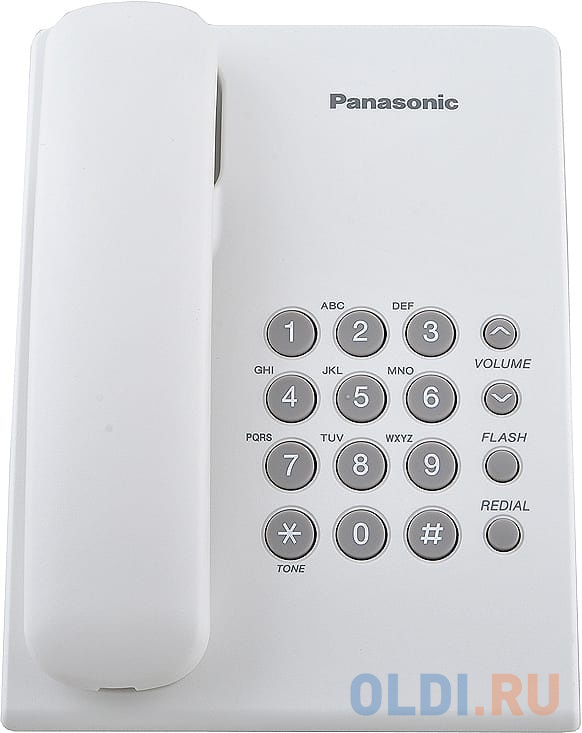 

Телефон Panasonic KX-TS2350RUW Flash, Recall, Wall mt.