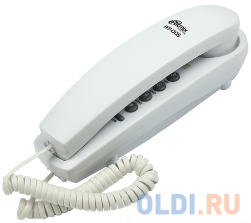 Телефон Ritmix RT-005 белый гарнитура ritmix rh 515m
