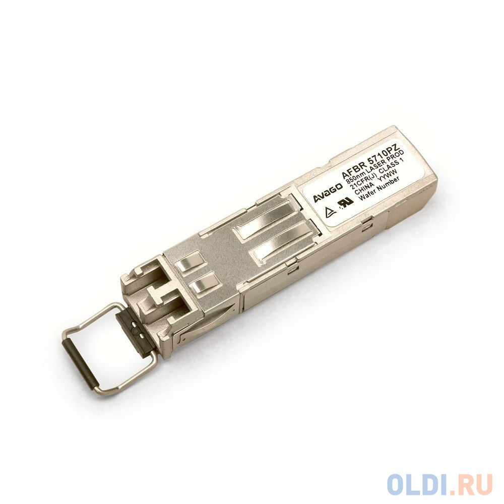 AFBR-5710PZ Transceiver 1G (1.25GBd Ethernet), SFP, LC MM 550m SX, 850nm VCSEL laser, bail de-latch,  Foxconn Avago