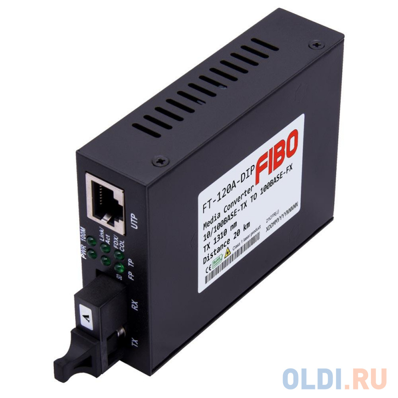 

FT-120A-Dip [FT-120A-Dip] FIBO WDM 10/100Base-TX/100Base-FX, TX 1310 нм /RX 1550 нм, SC, 20 км, LFP