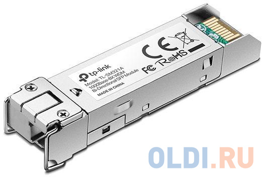 1000Base-BX WDM Bi-Directional SFP module, TX: 1550 nm and RX: 1310 nm, 1 LC Simplex port , up to 2 km transmission distance in 9/125 ?m SMF (Single-M tp link tl sm5110 sr 10gbase sr sfp lc transceiver 850nm multi mode lc duplex connector up to 300m distance supports digital diagnostic monitorin