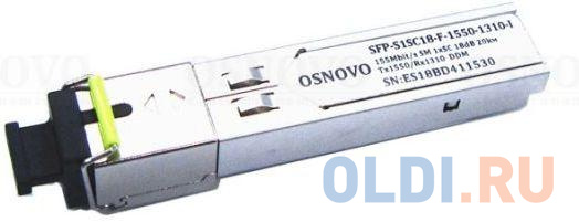 Модуль Osnovo SFP-S1SC18-F-1550-1310-I модуль osnovo sfp s1lc13 g 1550 1310 i