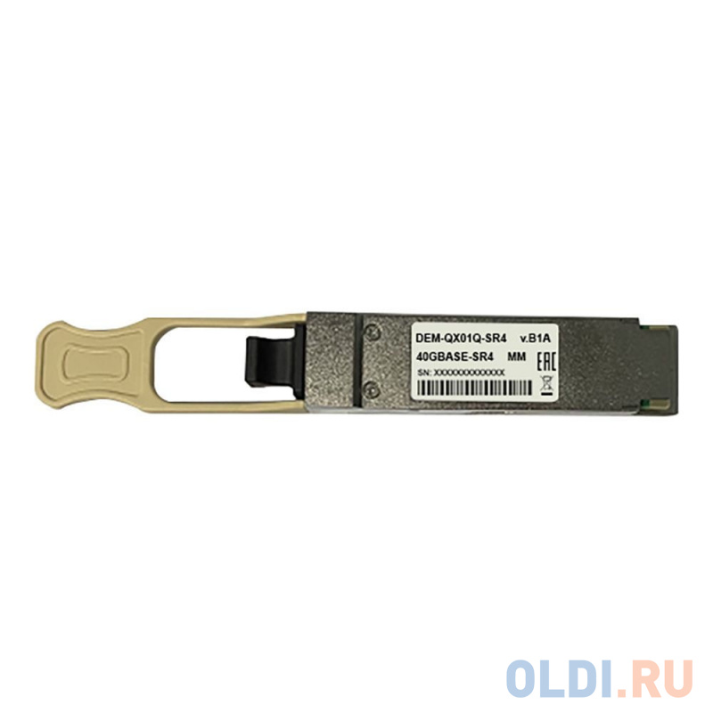

Трансивер D-Link QX01Q-SR4/B1A QSFP+, 40GBase-SR4 (MPO), 850нм, многомод, OM3: до 100м/ OM4: до 150м