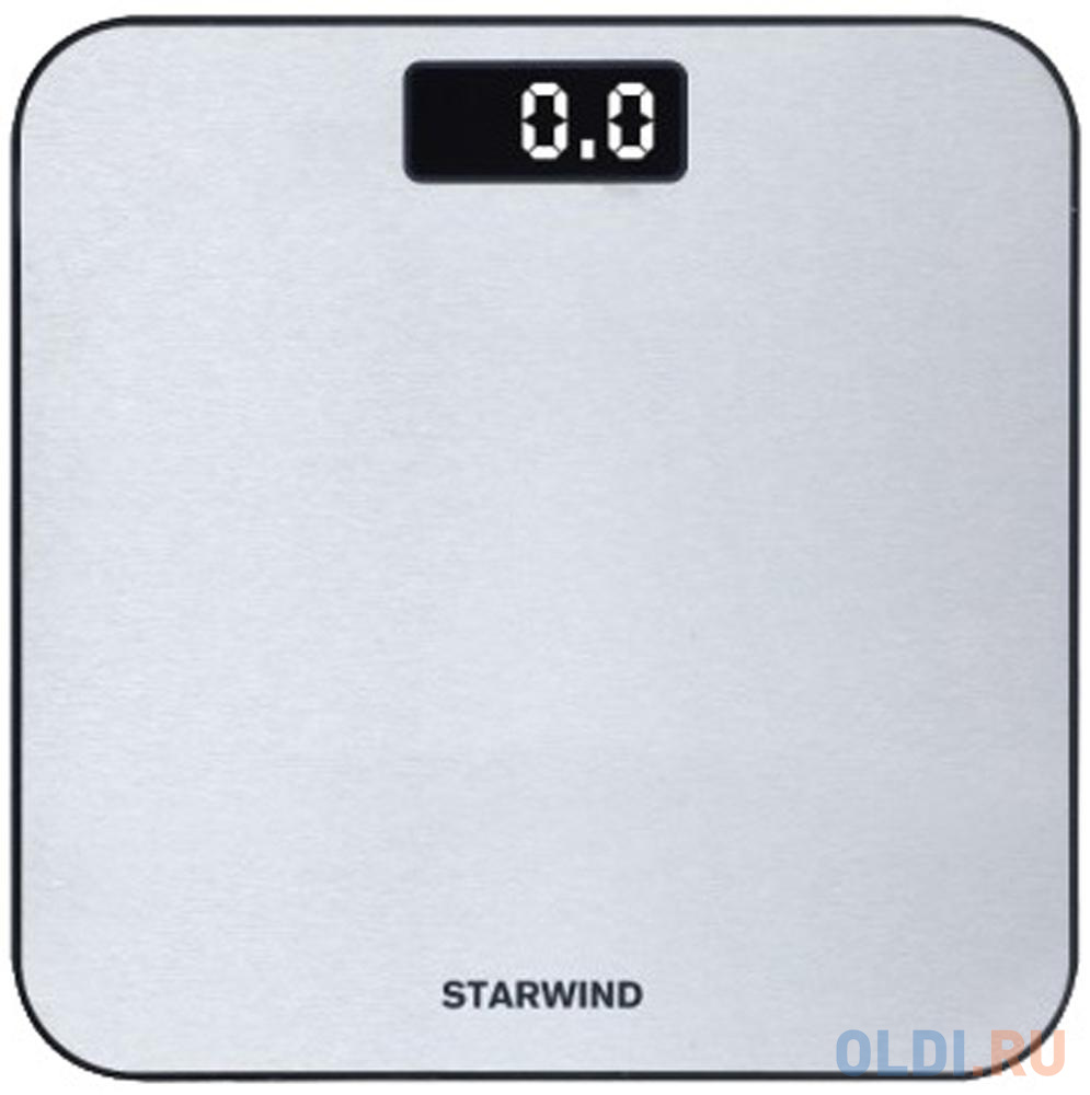 Весы напольные электронные Starwind SSP6010 макс.180кг серебристый напольные весы starwind ssp2359 рисунок