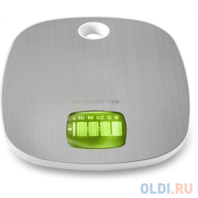 

Весы кухонные электронные Polaris PKS 0539DMT макс.вес:5кг белый