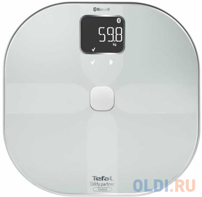 

Весы напольные Tefal Body Partner Control BM9541 серебристый