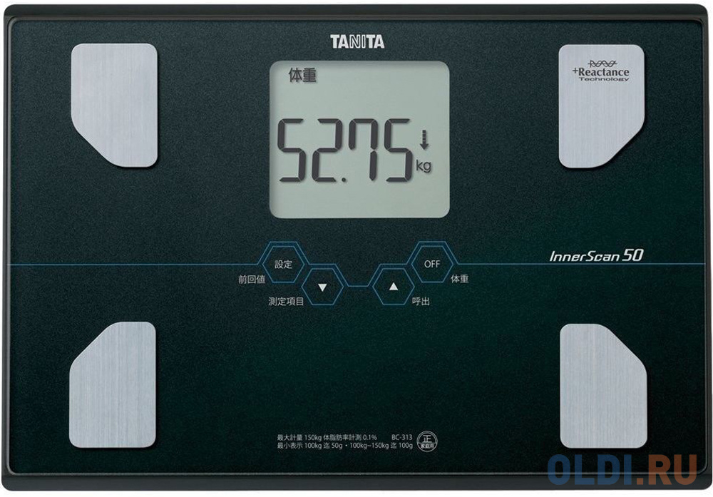 Весы напольные Tanita BC-313 чёрный