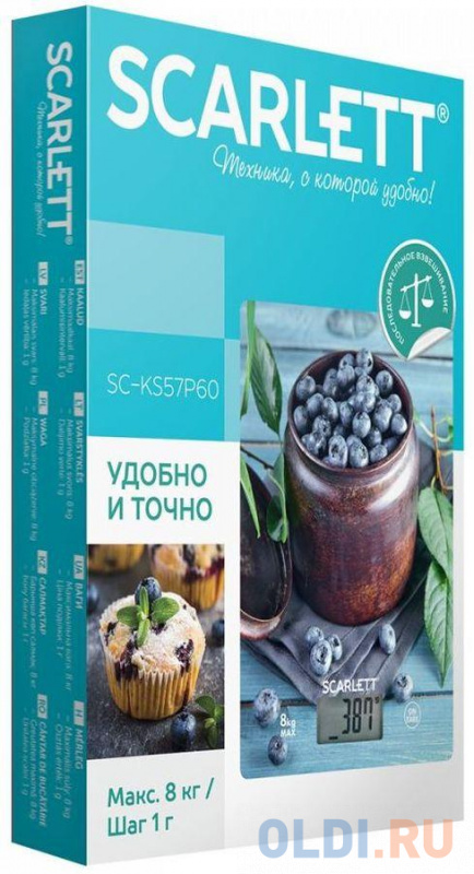 

Весы кухонные Scarlett SC-KS57P60 рисунок