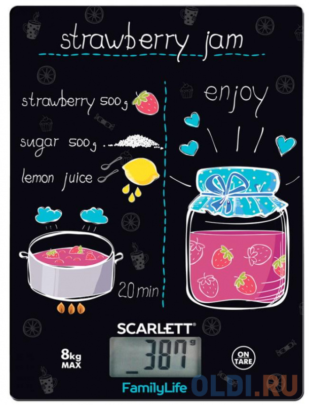 

Весы кухонные Scarlett SC-KS57P90 рисунок