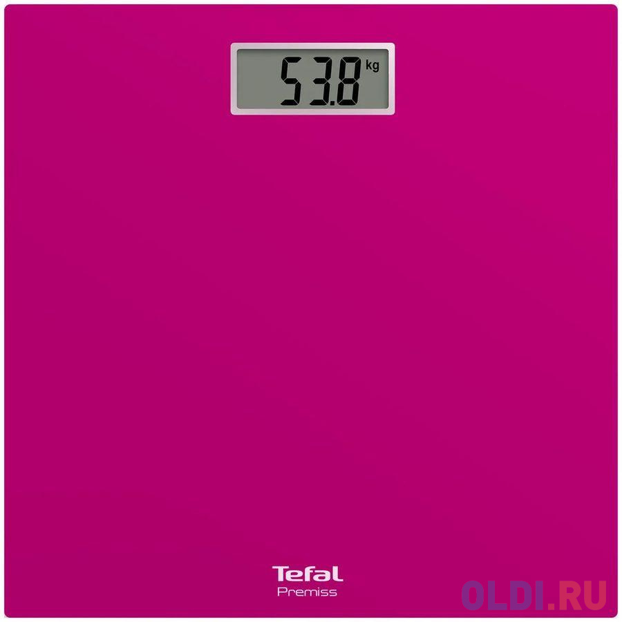 Весы напольные Tefal PP1403V0 розовый весы напольные tefal pp1534v0 серый рисунок