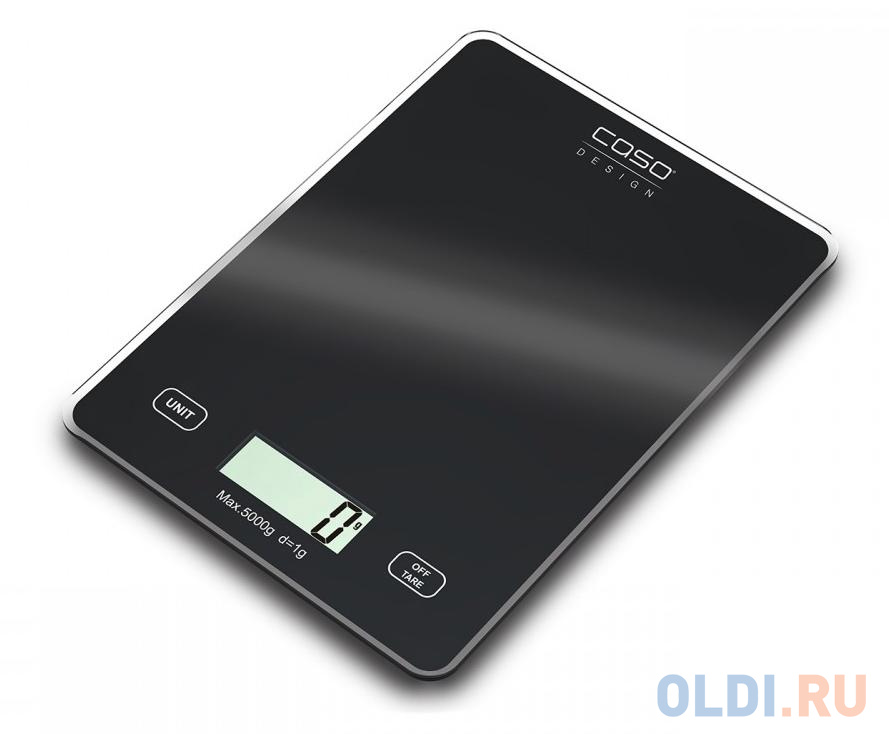 Весы кухонные CASO Kitchen scale Slim чёрный весы кухонные электронные