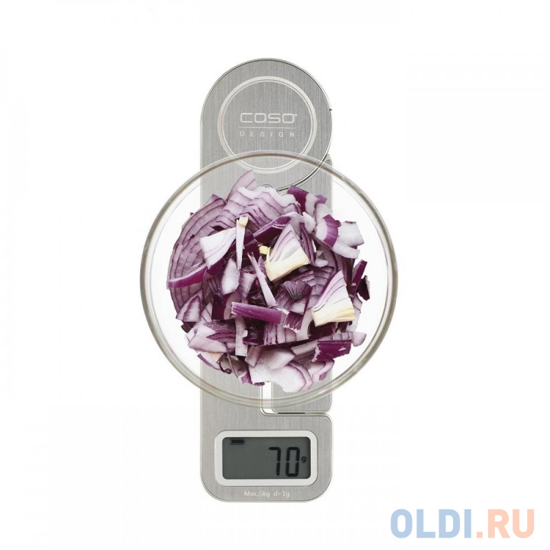 Весы кухонные CASO Kitchen Ecostyle серебристый фото