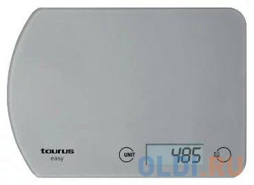 

Весы кухонные Taurus Easy серый