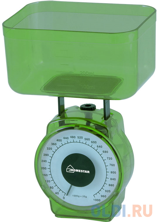 Весы кухонные Homestar HS-3004М зелёный