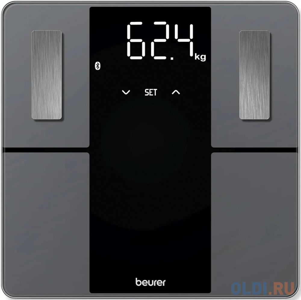 

Весы напольные электронные Beurer BF 500 Super Black Edition макс.180кг черный