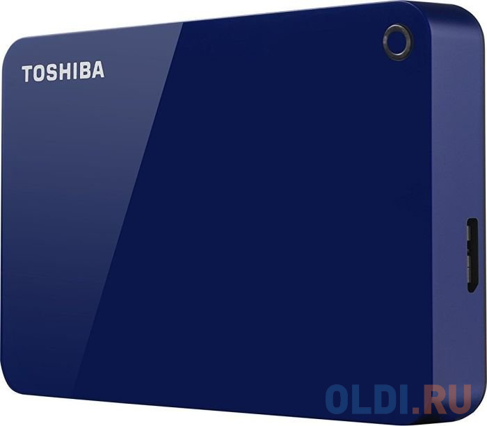 

Накопитель на жестком магнитном диске Toshiba Внешний жесткий диск TOSHIBA HDTC940EL3CA Canvio Advance 4ТБ 2.5" USB 3.0 синий