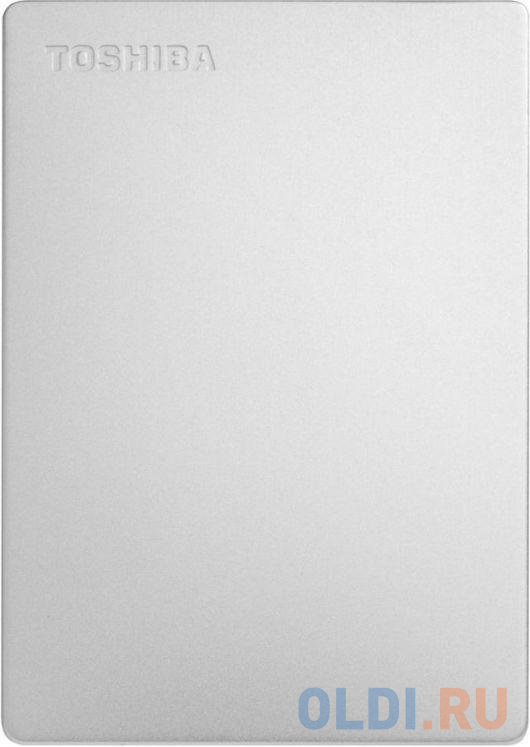 Внешний жесткий диск 1Tb Toshiba Canvio Slim 2.5" USB 3.0 серебро (HDTD310ES3DA) фото