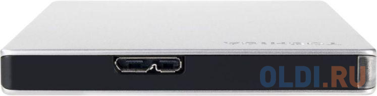 Внешний жесткий диск 1Tb Toshiba Canvio Slim 2.5" USB 3.0 серебро (HDTD310ES3DA) фото