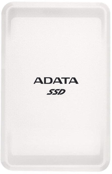 Внешний SSD External SSD ADATA 500GB SC685 Series <ASC685-500GU32G2-CWH> White (USB 3.2 Gen2 Type-C, up to 530/460Mbs, 85х55х9.5mm, 35g), цвет белый, размер 85x55x9.5 мм - фото 1