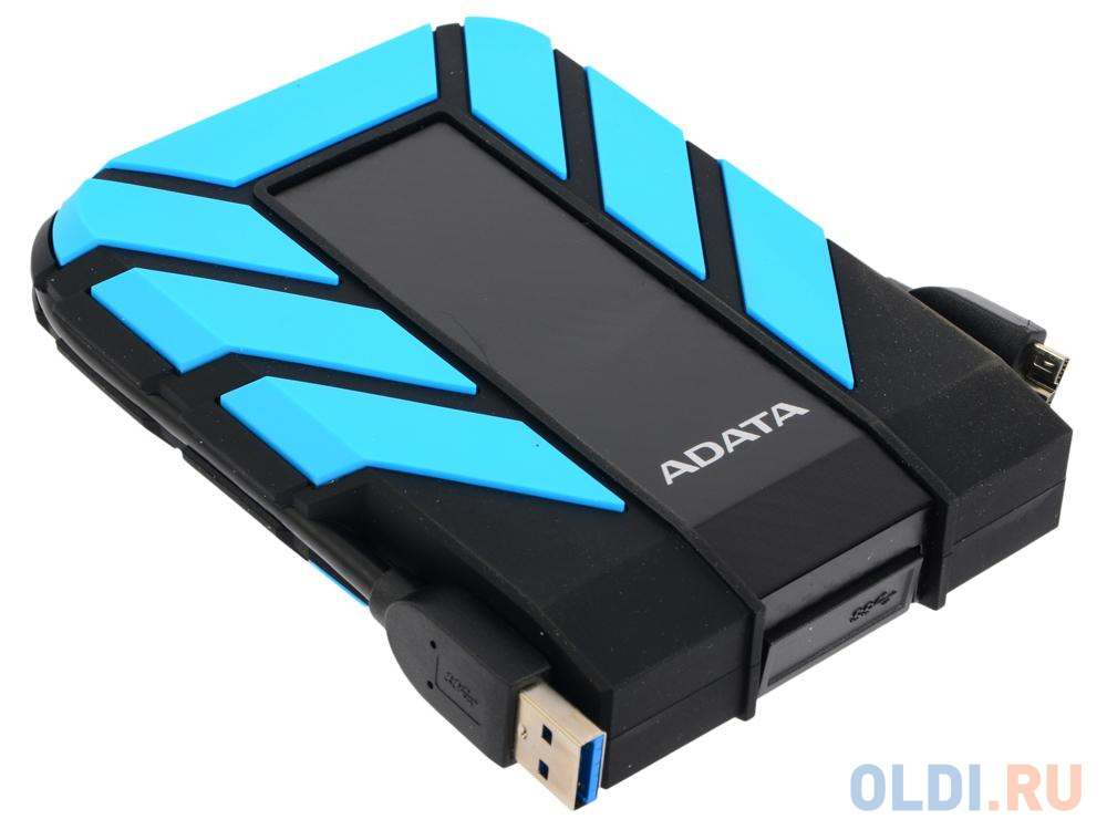 Внешний жесткий диск 2Tb Adata HD710 AHD710P-2TU31-CBL голубой (2.5 USB3.0)