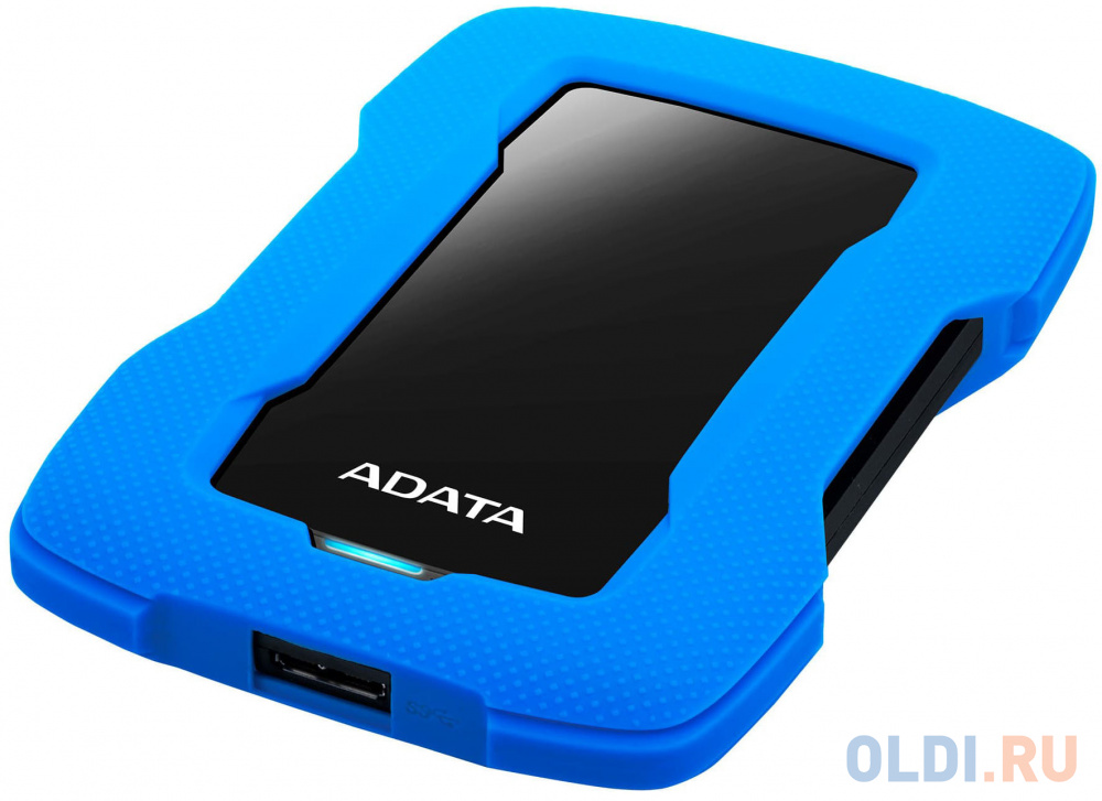 Жесткий диск A-Data USB 3.1 2Tb AHD330-2TU31-CBL HD330 DashDrive Durable 2.5" синий фото